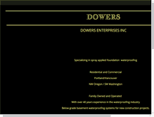 Tablet Screenshot of dowers.co